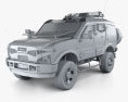 Oshkosh Sand Cat Transport 2014 3d model clay render