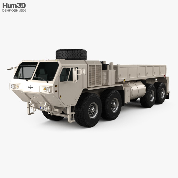 Oshkosh HEMTT M977A4 Cargo Truck 2014 3D-Modell