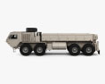 Oshkosh HEMTT M977A4 Cargo Truck 2014 Modello 3D vista laterale