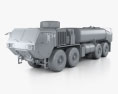 Oshkosh HEMTT M978A4 Fuel Servicing Truck 2014 3D-Modell clay render