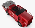Oshkosh P19 消防车 1984 3D模型 顶视图
