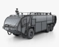 Oshkosh Striker 3000 Camión de Bomberos 2010 Modelo 3D wire render