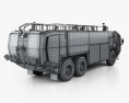 Oshkosh Striker 3000 Camión de Bomberos 2010 Modelo 3D