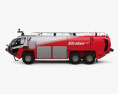 Oshkosh Striker 3000 Fire Truck 2010 3d model side view
