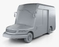 Oshkosh NGDV USPS Van 2022 Modelo 3D clay render