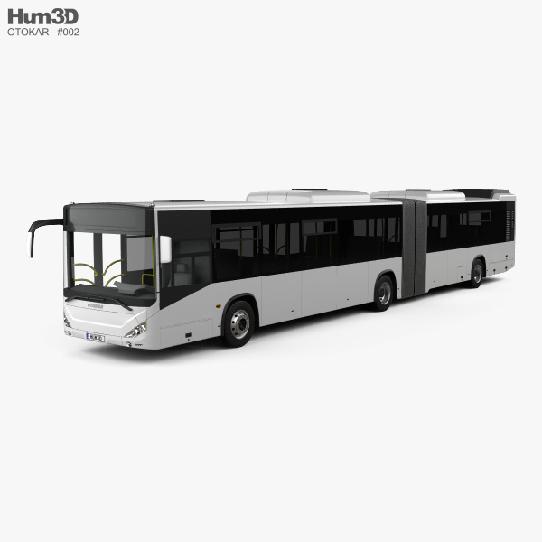 Otokar Kent C Articulated Bus 2015 Modèle 3D