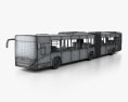 Otokar Kent C Articulated Bus 2015 3d model wire render