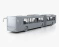 Otokar Kent C Articulated Bus 2015 3d model clay render