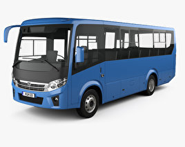 3D model of PAZ Vector Next bus 2017
