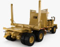 Pacific P-16 Log Truck 1978 3d model back view