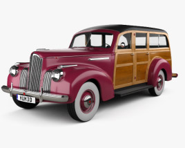 Packard 110 Універсал (1900-1483) 1941 3D модель