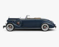 Packard Twelve Coupe Roadster 1936 Modelo 3D vista lateral