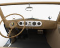 Packard Twelve Coupe Roadster with HQ interior 1936 3d model dashboard