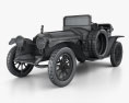 Packard Indy 500 Pace Car 1915 Modello 3D wire render