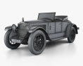 Packard Twin Six 1919 3D模型 wire render