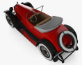 Packard Twin Six 1919 3D模型 顶视图