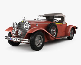 Packard 734 1930 3D модель