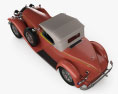 Packard 734 1930 3d model top view