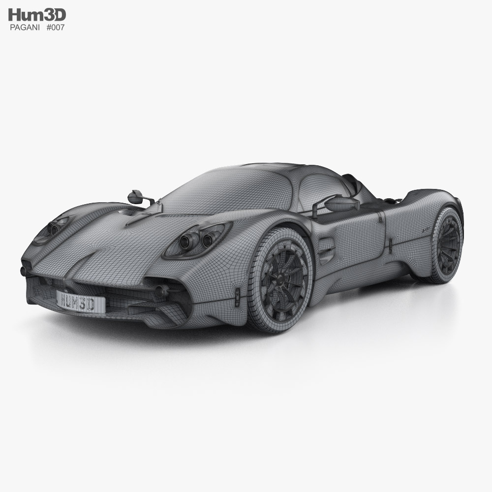 Pagani Utopia 2023 3D model - Vehicles on Hum3D