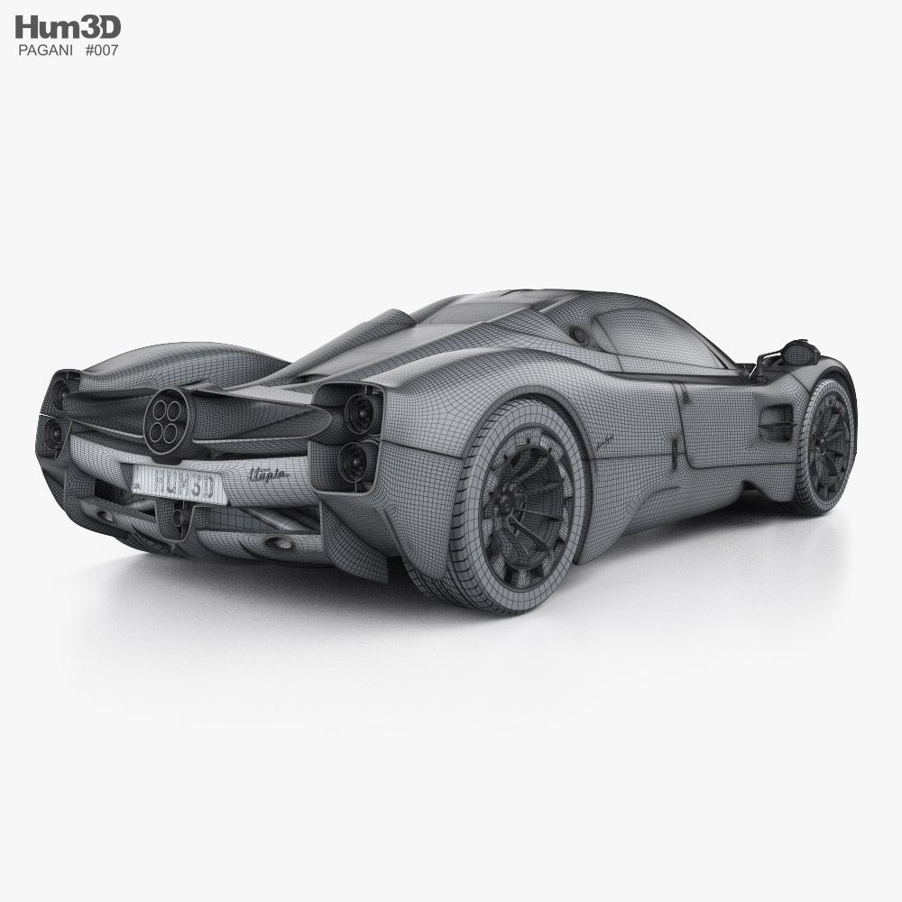 Pagani Utopia 2023 3d Model - Vehicles On Hum3d