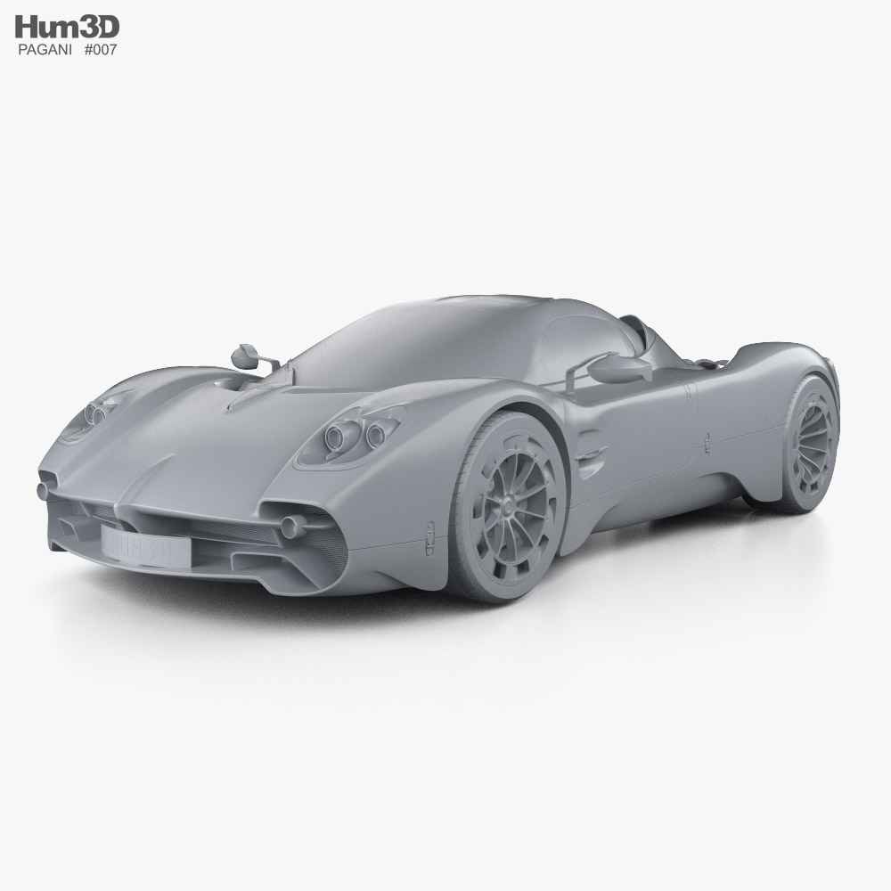 Pagani Utopia 2023 3d Model - Vehicles On Hum3d