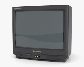 Panasonic TC21S10R 旧电视 3D模型