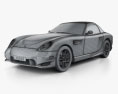 Panoz Esperante GT 2014 Modelo 3D wire render