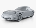 Panoz Esperante GT 2014 Modelo 3D clay render