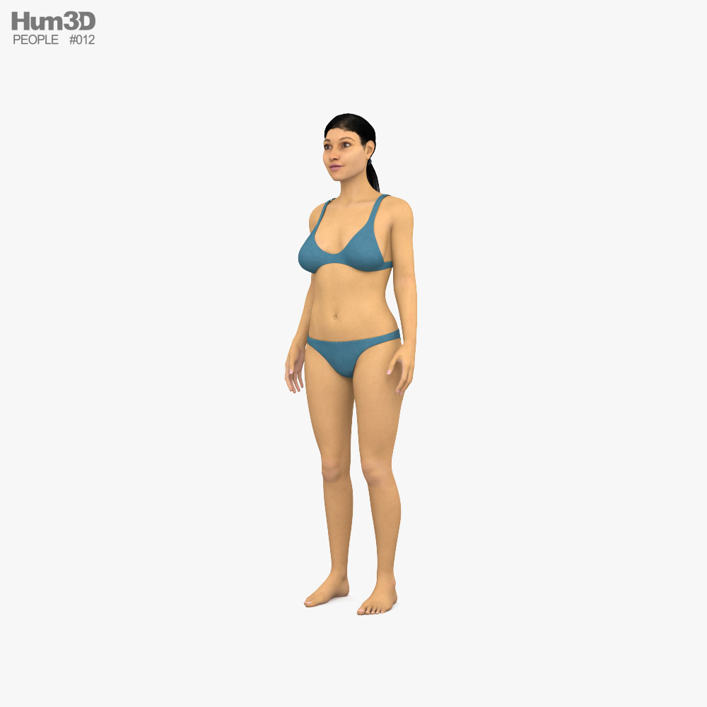 Mujer del medio oriente Modelo 3D