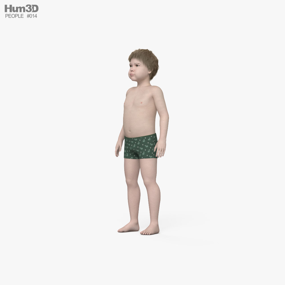 Kid Boy 3D model