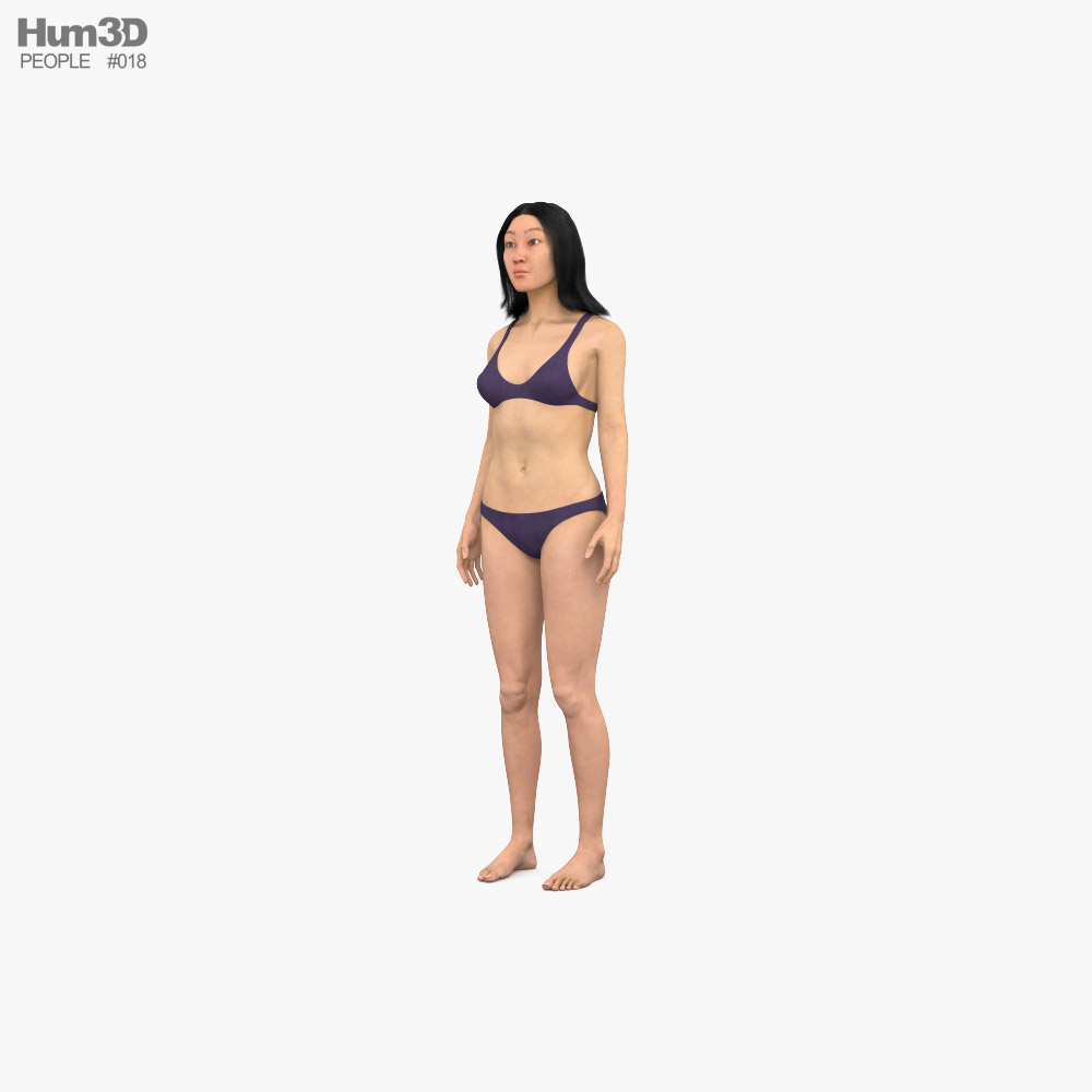 Asian Woman 3D model