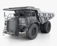Perlini DP 905 ダンプトラック 2016 3Dモデル wire render