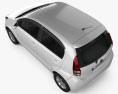 Perodua MyVi 2014 3d model top view