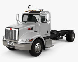 Peterbilt 337 Chassis Truck 2-axle 2014 3D model