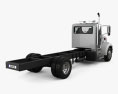 Peterbilt 337 Chassis Truck 2-axle 2014 3d model back view