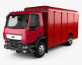 Peterbilt 210 箱式卡车 2008 3D模型