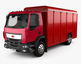 Peterbilt 210 Box Truck 2015 3D model