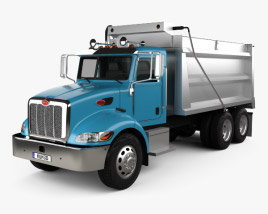 Peterbilt 348 Dump Truck 2015 3D model