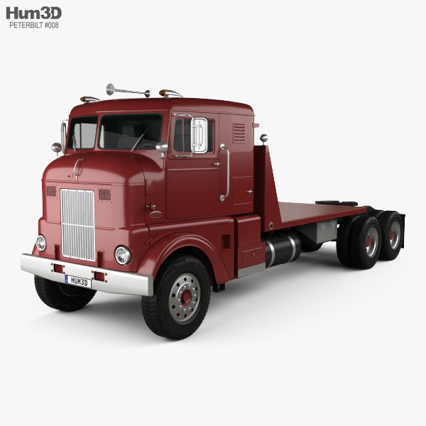 Peterbilt 350 Tractor Truck 1949 3D model