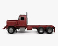 Peterbilt 353 Chassis Truck 1973 3d model side view