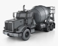Peterbilt 365 Mixer Truck 2015 3d model wire render