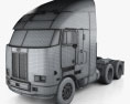 Peterbilt 372 トラクター・トラック 1988 3Dモデル wire render