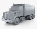 Peterbilt 567 Tipper Truck 2019 3d model clay render