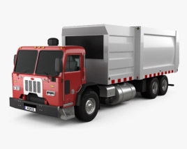Peterbilt 320 Camião do Lixo 2008 Modelo 3d