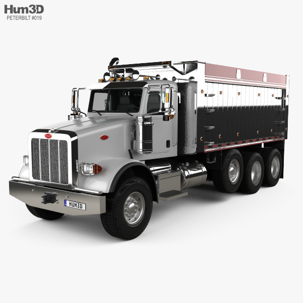 Peterbilt 367 Dump Truck 2015 3D model