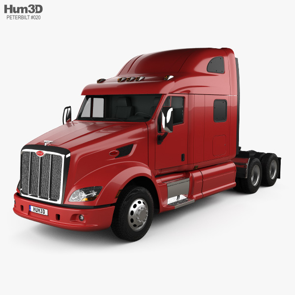 Peterbilt 587 Tractor Truck 2015 3D model