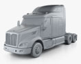 Peterbilt 587 トラクター・トラック 2010 3Dモデル clay render