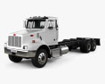 Peterbilt 330 Chassis Truck 3-axle 2015 3d model