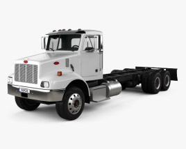 Peterbilt 330 Chassis Truck 3-axle 2015 3D model