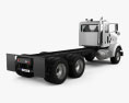 Peterbilt 357 Day Cab Chassis Truck 2008 3d model back view